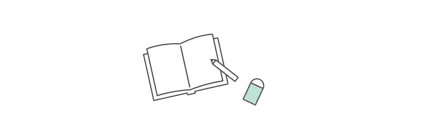 勉強道具のイラスト