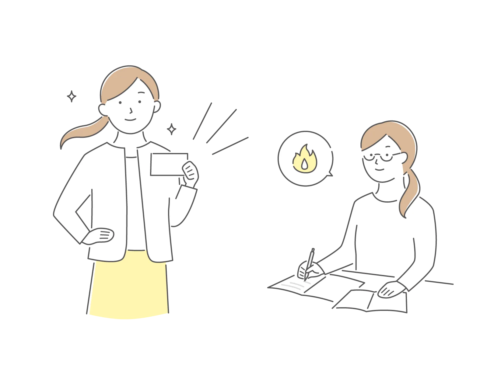 働く人のイラスト