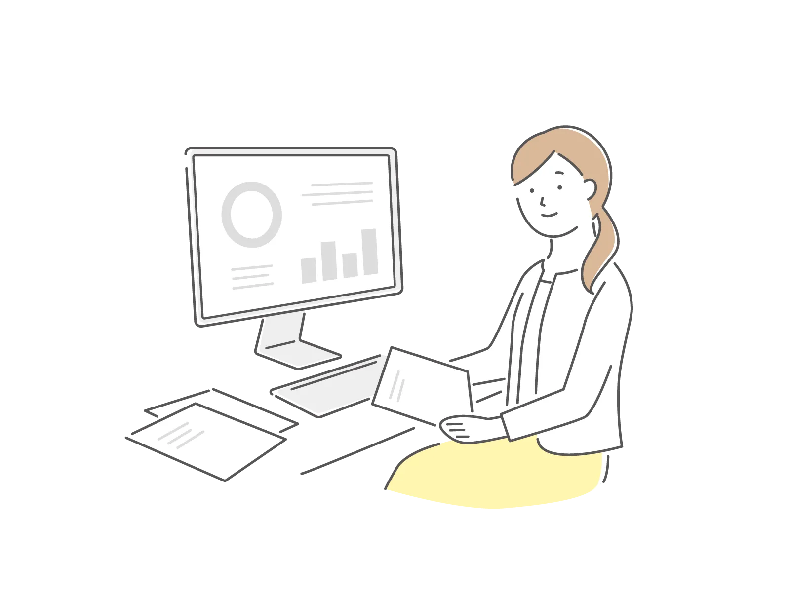 働く人のイラスト