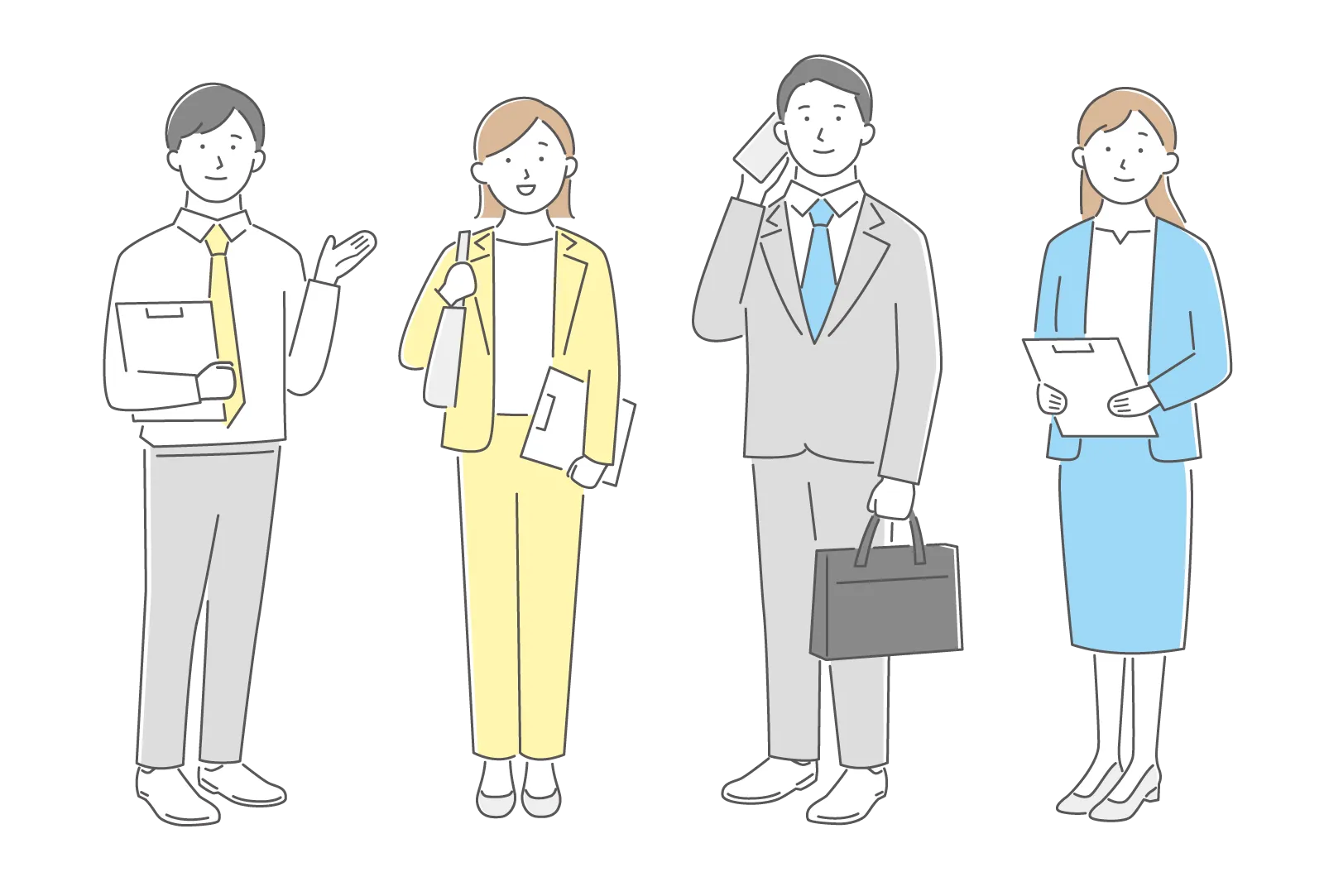 働く人のイラスト